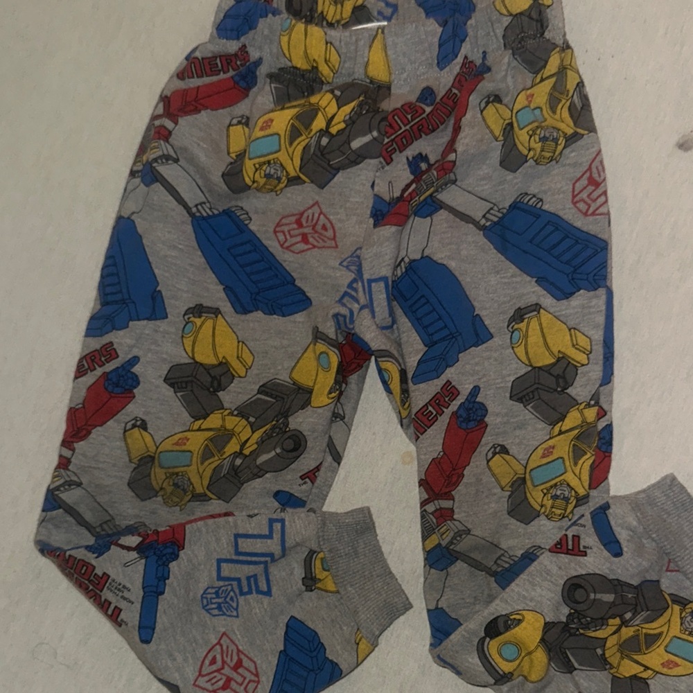 Transformers Themed Kids Size 7 Joggers